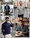 Riyiper 3 Pack Men's Turtleneck Shirts Thermal Basic Knitted Long Sleeve Casual Slim Fit Winter Pullover Tops(Gray, Oatmeal White, Dark Navy,L)