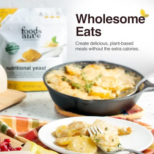 image for Foods Alive | Non-Fortified Premium Nutritional Yeast Flakes | 2 lbs |