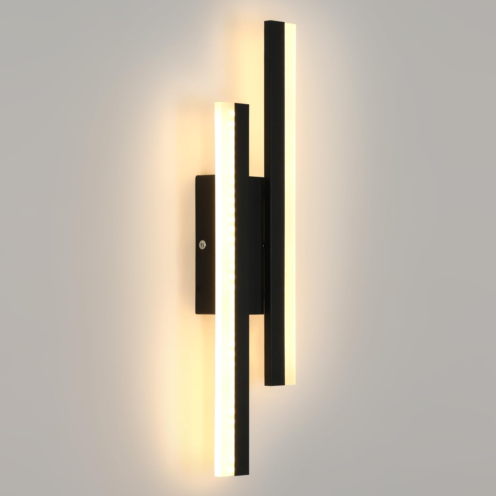 Toolight LED Wall Light Indoor, 16W 1800LM Creative Acrylic Wall Lamp LED, 40CM Long Sconce Lights Warm White 3000K, for Living Room Bedroom Dining Room Staircase Hallway
