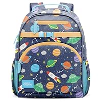 Simple Modern Medium Toddler Backpack for School Girls and Boys | Kindergarten Elementary Kids Backpack | Fletcher Collection | Kids - 15\" tall | Outer Space