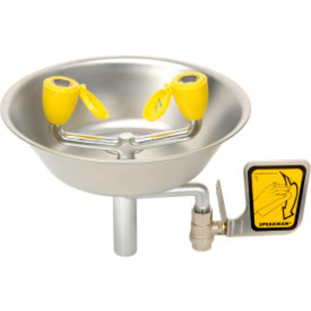 Speakman, Lavaojos de emergencia de acero inoxidable SE-582 Traditional Series, cuenco