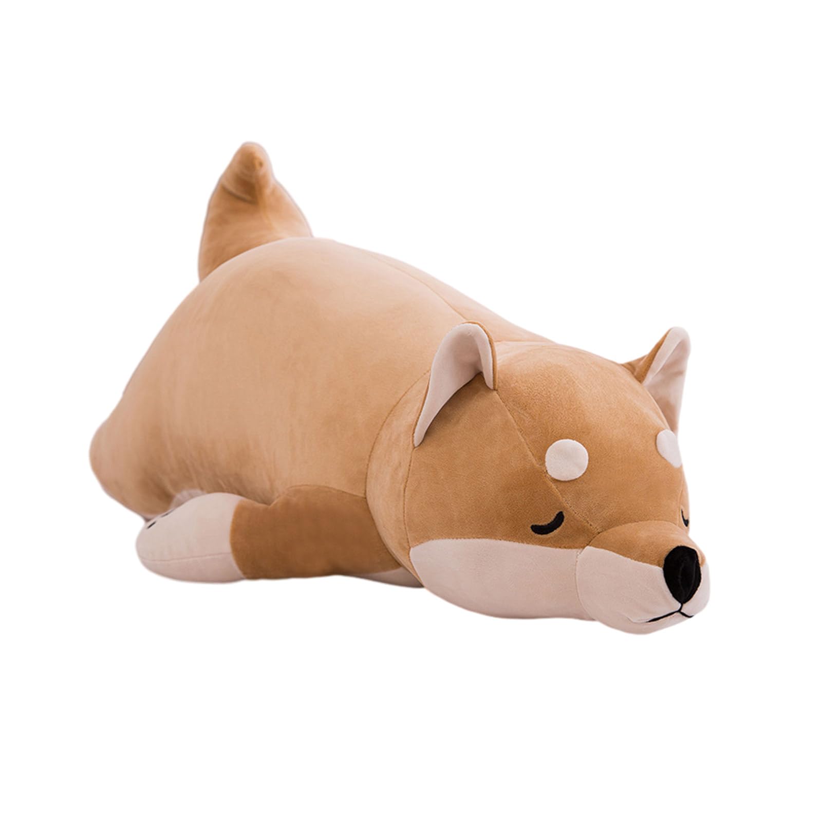 HDOYTXXM Shiba Dog Plushie Pillow Stuffed Animal Shape Sofa Decoration Shape Soft PP Cotton Cushion Throw Pillows Inu Pillow