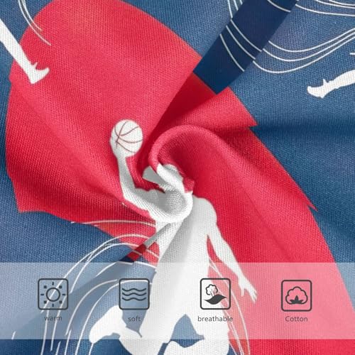 Girls Briefs, Basketball Player Jumping Toddler Panties, Cotton Underwear Girls, 2T–8 Years3