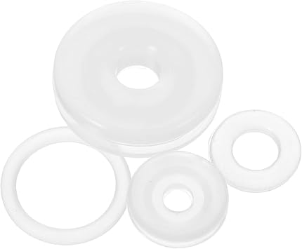 Pressure Cooker Accessories 4-Piece Float Valve Gaskets and Rubber Sealing Rings for Electric Pressure Cooker Parts Compatible with 4L 5L 6L Pots Easy to Install and Clean