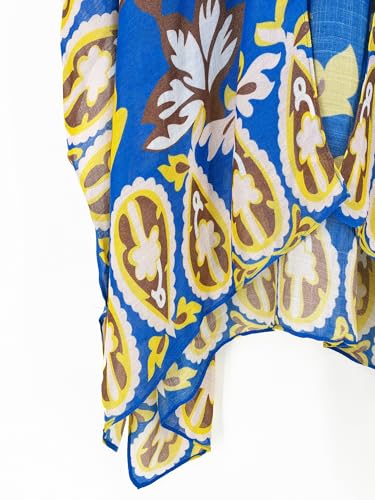 Image of Spicy Sandia Kimonos for Women Floral Beach Cover Up Loose Swimsuit Bathing Suit Coverup Cardigan for Summer Swimwear