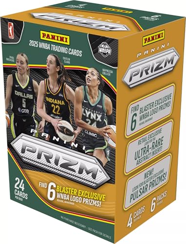 2025 Panini PRIZM DSG Exclusive WNBA Trading Card 6-Pack Blaster Box (6 Blaster Exclusive WNBA Logo Prizms)