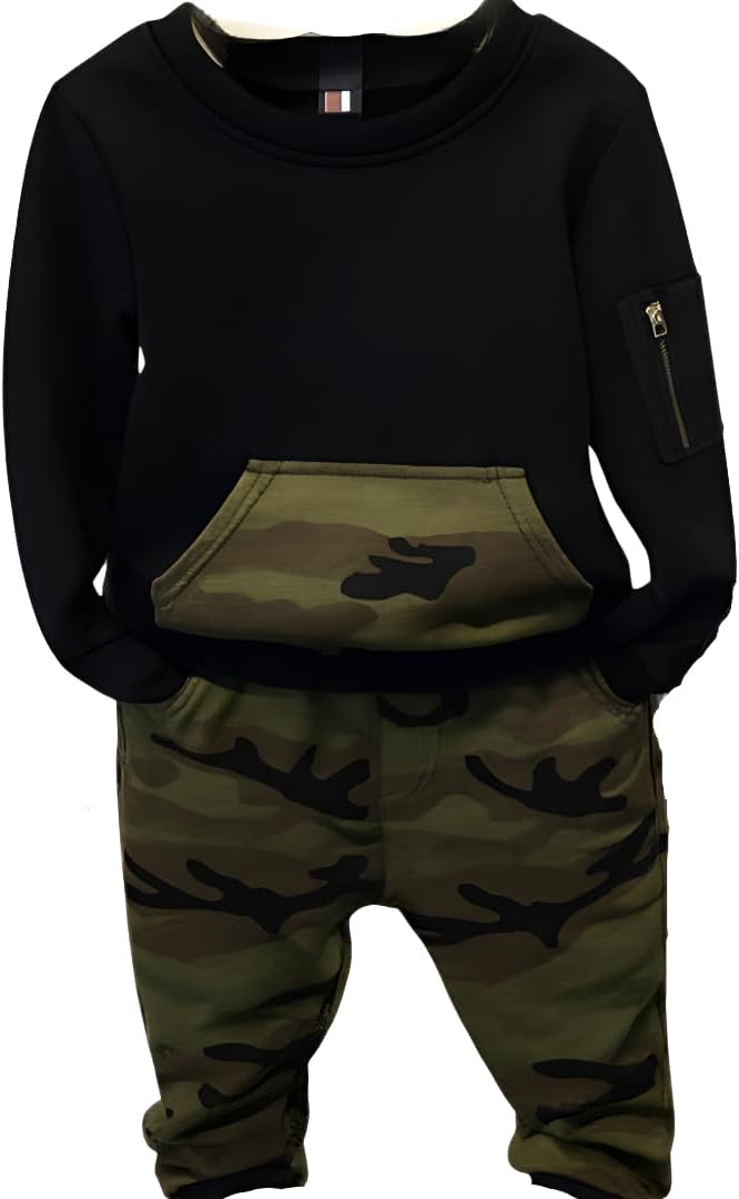 - Googo Gaaga Printed SweatShirt with Joggers for Boys - Cotton Clothing Set for Baby Boy | Soft Fabric Full Sleeves Sweat Shirt | Regular Fit Kids Outfit