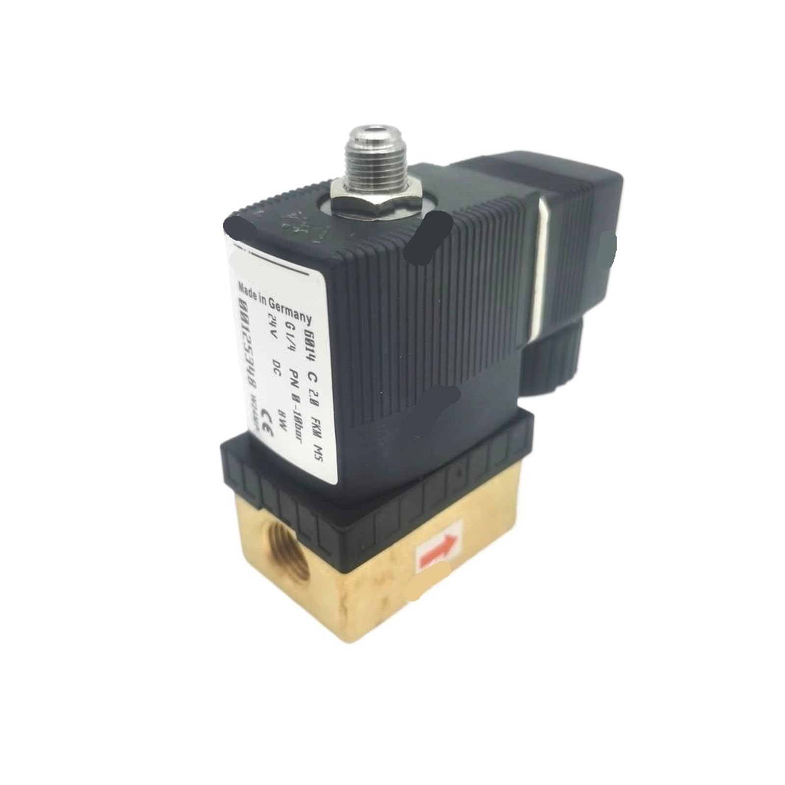 BFSYDLUJ 00125341 6014C Solenoid Valve G1/8 2.5 DC24V AC24V AC220V(00125341 (DC24V))