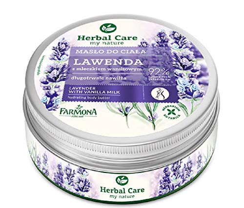 Farmona Lavender Hydrating Body Butter With Vanilla Milk Herbal Care 200 Ml / 6.8 Fl.oz. #TOP6