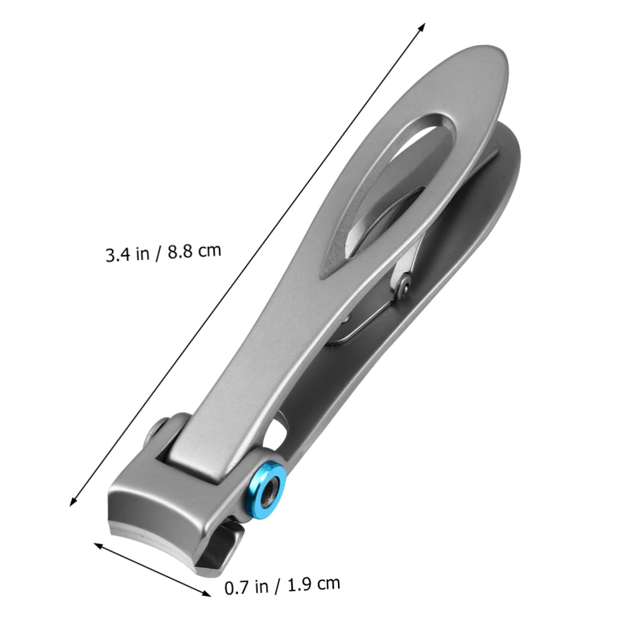 POPETPOP 9pezzi Tronchesi Per Unghie Acciaio Inossidabile Forbicine Professionali Per Unghie e Piedi Design Antiscivolo Taglio Preciso e Comfort Ottimale