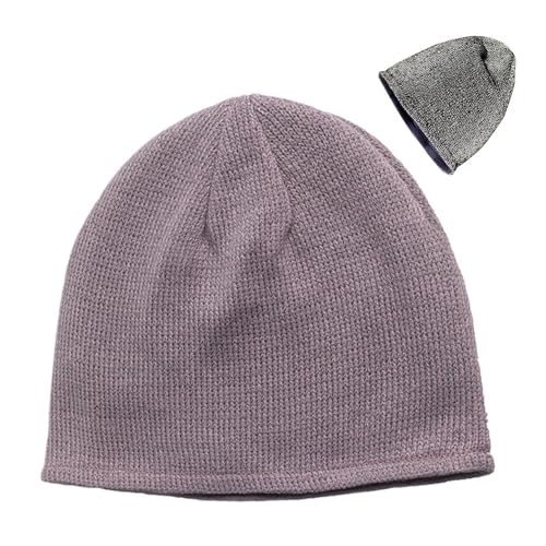 Sombrero de invierno reflectante, gorro de invierno reflectante, gorros de invierno de punto, gorros diarios para mujeres y hombres, sombrero de pesca, sombrero cálido de alta visibilidad para at
