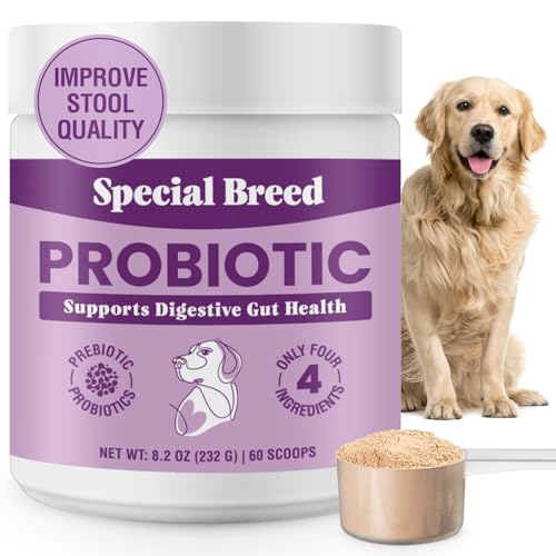 Probiotics for Dogs - Dog Probiotics Powder for Digestive Health, Gut Support & Immune Boost...