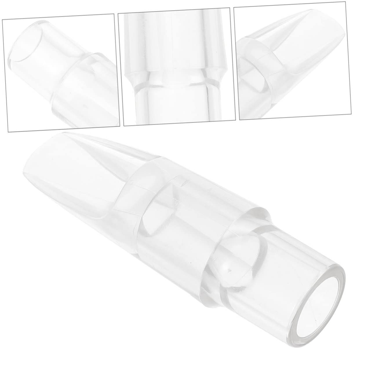 ibasenice 5pièces Saxophone Soprano Transparent Bec Exquis Pour Débutants Accessoire De Remplacement Compatible Avec Saxophones Soprano Et Alto