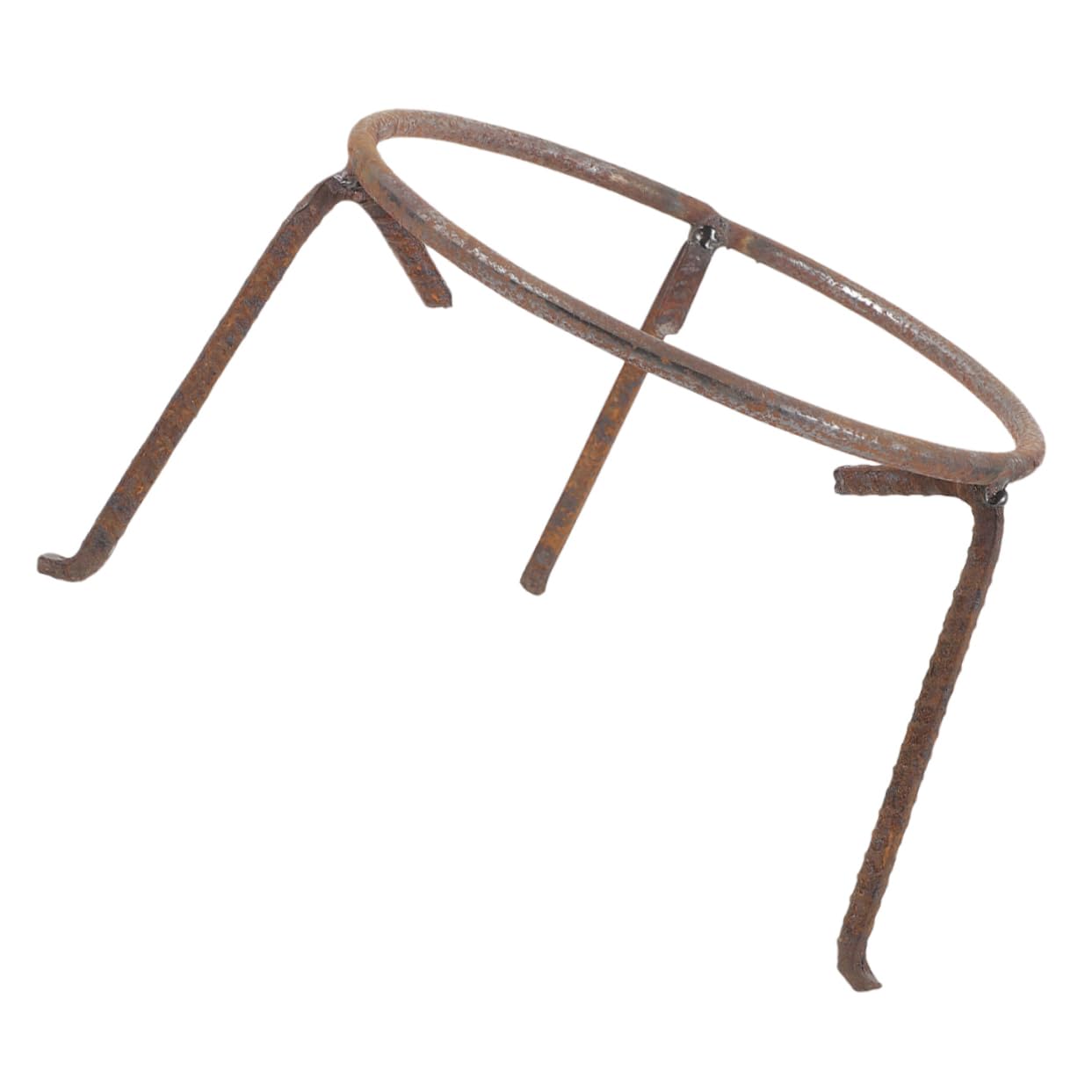 UPKOCH Soporte para Wok de Exterior de Hierro Multifunción Resistente | Uso en Camping y Viajes al Aire Libre, Reutilizable y Anticorrosión, Ideal para Personas que Disfrutan Cocinar