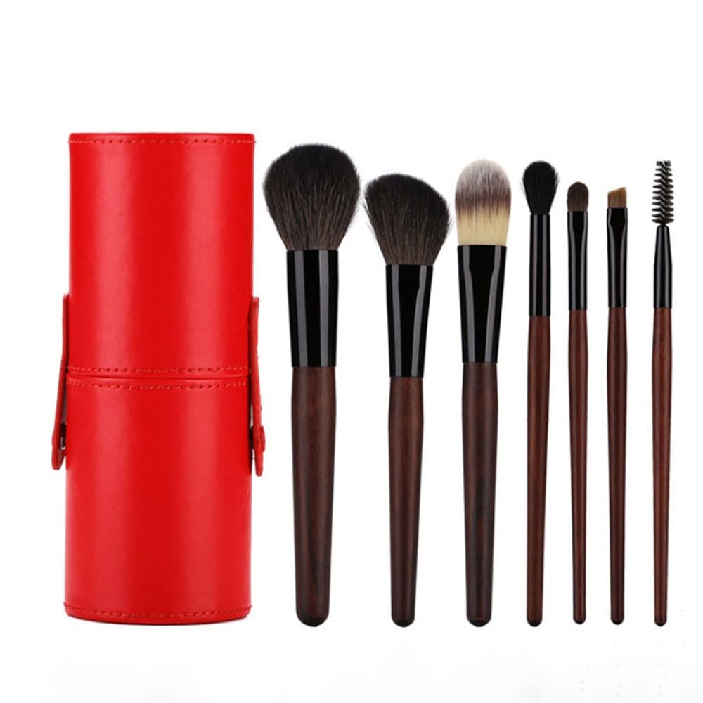 Set di pennelli Trucco - 7 Pezzi Pennelli for Il Trucco for Fondazione Eyeshadow Eyeliner Eyeliner Blush Polder CoCealer Contour