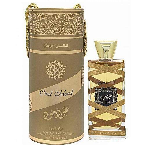 Oud Mood Elixir Gold - Eau De Parfum (100 ml - 3.4Fl oz) by Lattafa