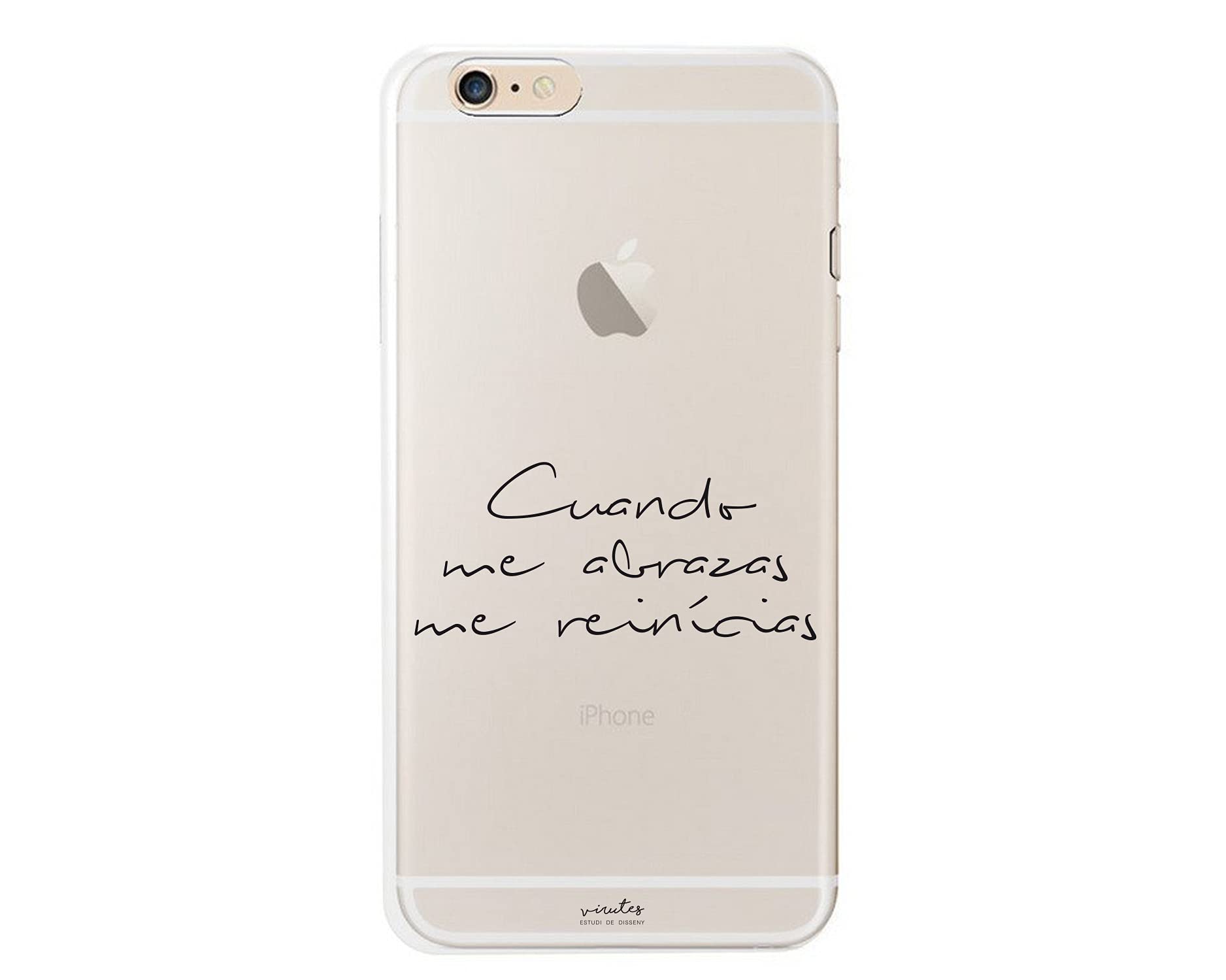 Carcasa Móvil de Silicona con Mensaje Personalizable, Funda Flexible y Resistente para Teléfono
