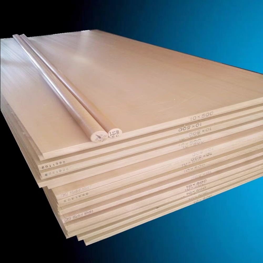 Placa Peek, Hoja Gruesa De Peek 10mm 20mm 30mm Tira De Tablero De Polieteretercetona Resistente A Altas Temperaturas Placa Peek 1 Ud. (Color : White, Size : 30x100x100mm)