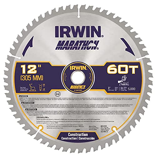 Irwin Marathon 12-in 60-Tooth Carbide Miter/Table Saw Blade