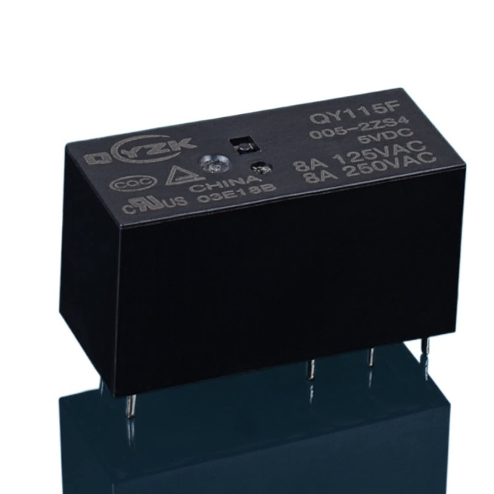 2PC 5V Relais 8A Smart Socket dediziertes Leistungsrelais 6-poliges Leistungsrelais Ersatzteile (Size : 24v)