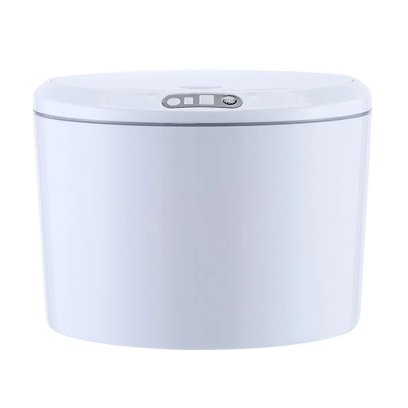 Poubelle De Voiture Poubelle À Capteur Intelligent 3L De Bureau Corbeille Papier Induction Poubelles Automobile(White Rechargeable)