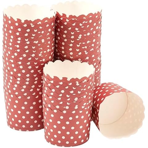 DecoPac Red Scalloped Baking Cups Cover
