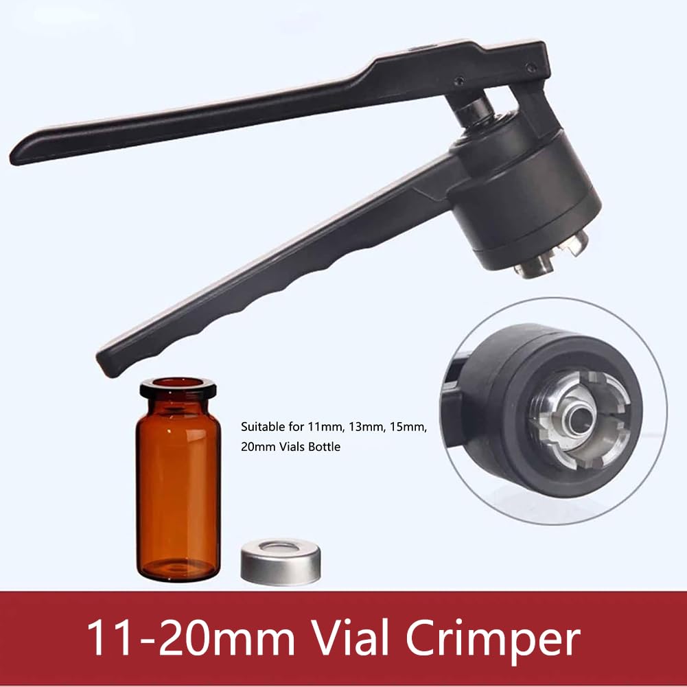 Crimpadora manual para tapas de aluminio completas, herramienta de prensado de tapas de botella de acero inoxidable de 11-20 mm, máquina de sellado manual con mango