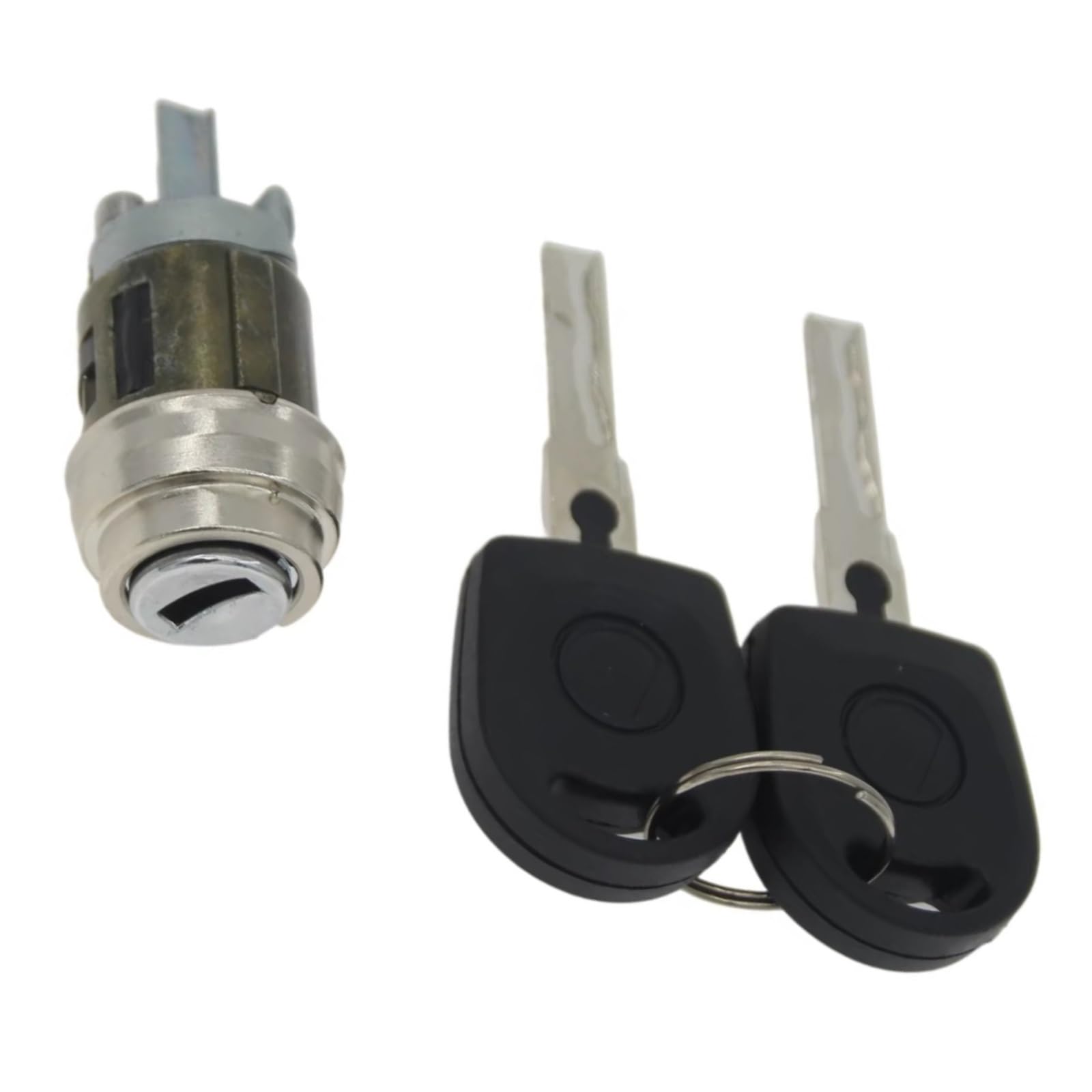 Qaliydfd One Color Ignition Lock Cylinder Compatible With Seat For Caddy Ignition Switch Lock Cylinder Key Set Automotive Parts 6N0905855c 6N0905855d