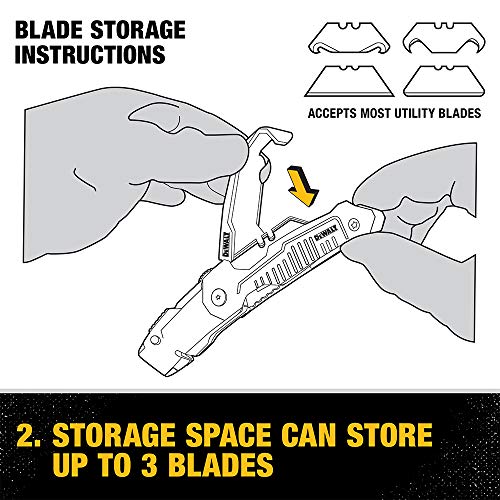 Dewalt Dwht10035L Folding Retractable Utility Knife #TOP7