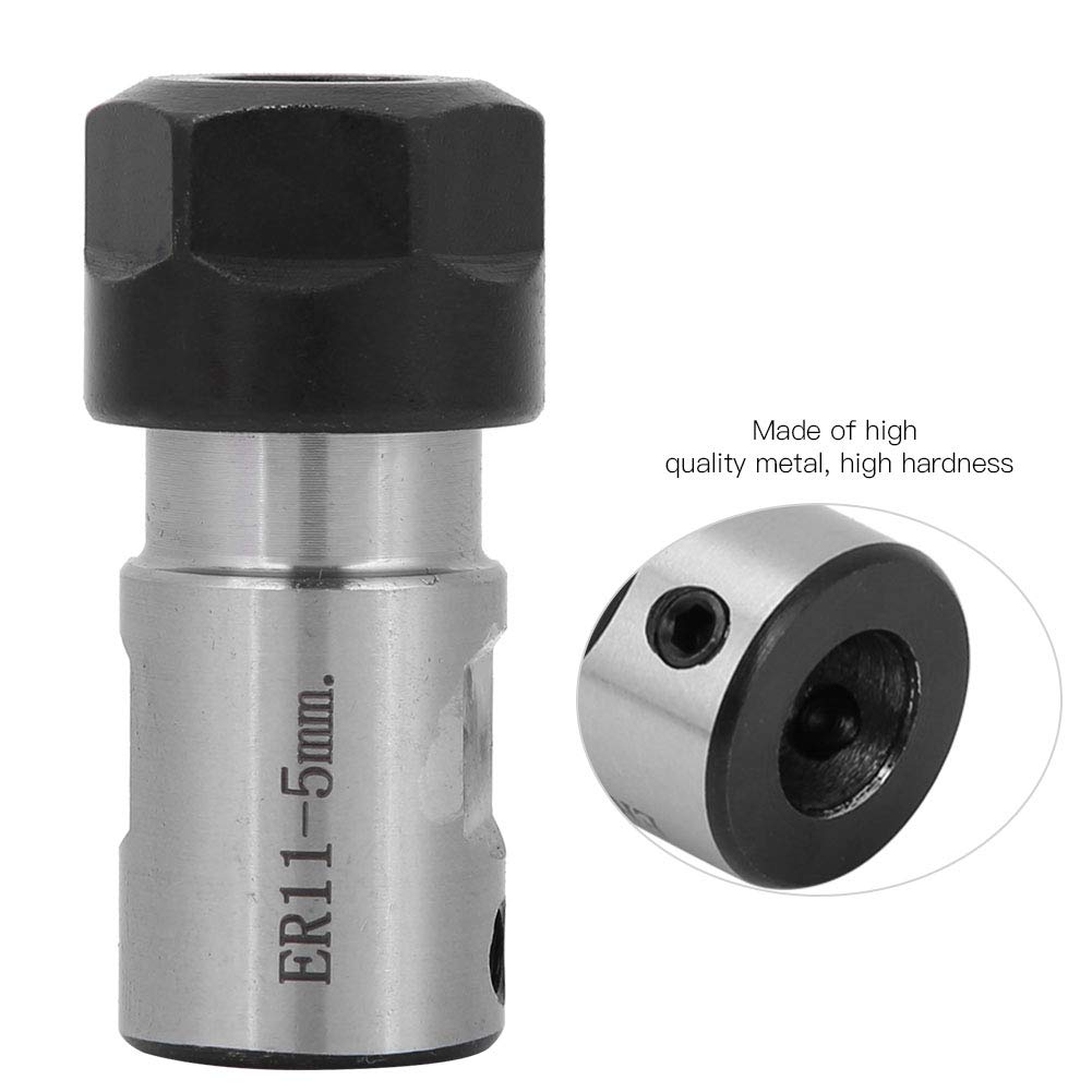 5mm 6mm 8mm Pręt Przedłużający Uchwyt Frezujący Prosto Wał Silnika Chuck Collet Uchwyt Narzędziowy C16-ER11-35L CNC(5mm), Redukcje słupki