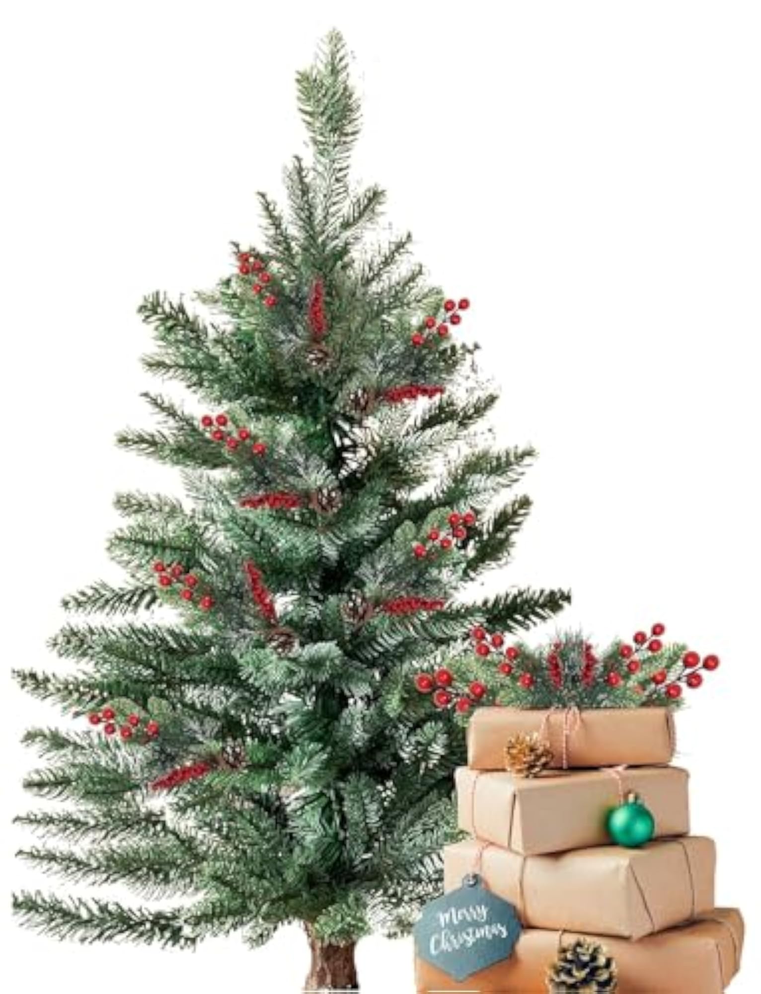 Artificial Berry Picks for Christmas Decorations, DIY Crafts
