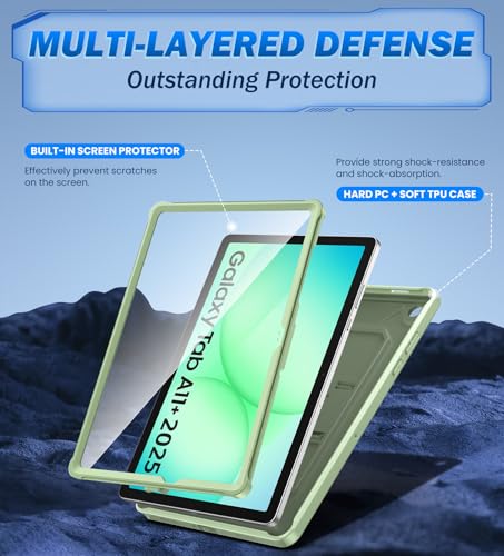 Image of TiMOVO Shockproof Case for Samsung Galaxy Tab A11+ /A11 Plus 11'', Teal