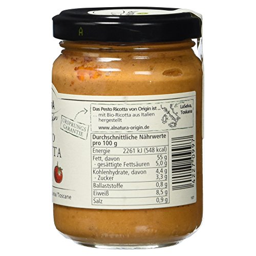 Alnatura Bio Origin Pesto Ricotta, 140g