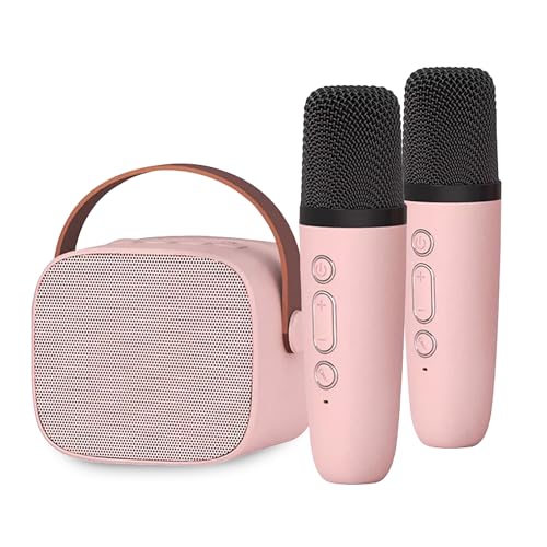 Mini Karaoke Machine Gift for Kids – Portable Karaoke System with 2 Mini Microphone for Girls – Fun and Easy to Use – Perfect for Parties and Sing-Alongs