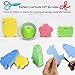 METUUTER 12-Count Kitchen Sponges- Compressed Cellulose Sponges Non-Scratch Natural Dish Sponge for Kitchen Bathroom Cars, Funny Cut-Outs DIY for Kids-Absorb Water Before Use