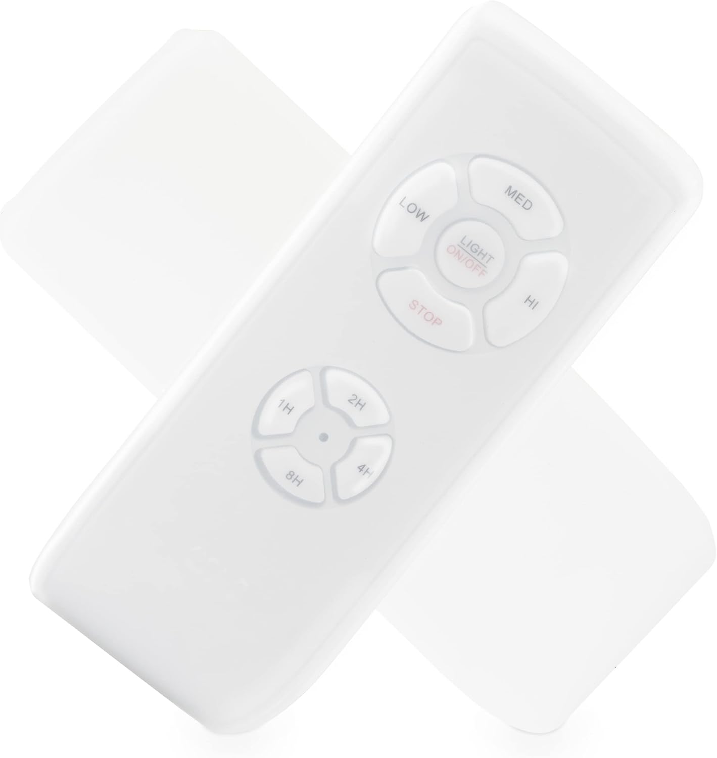 LEFXMOPHY Ceiling Fan Remote Cover, Clear Silicone Case for