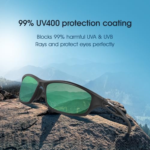 Image of Duduma Polarized Sports Sunglasses for Men Women Running Cycling Fishing Golf Driving Shades Sun Glasses Tr90