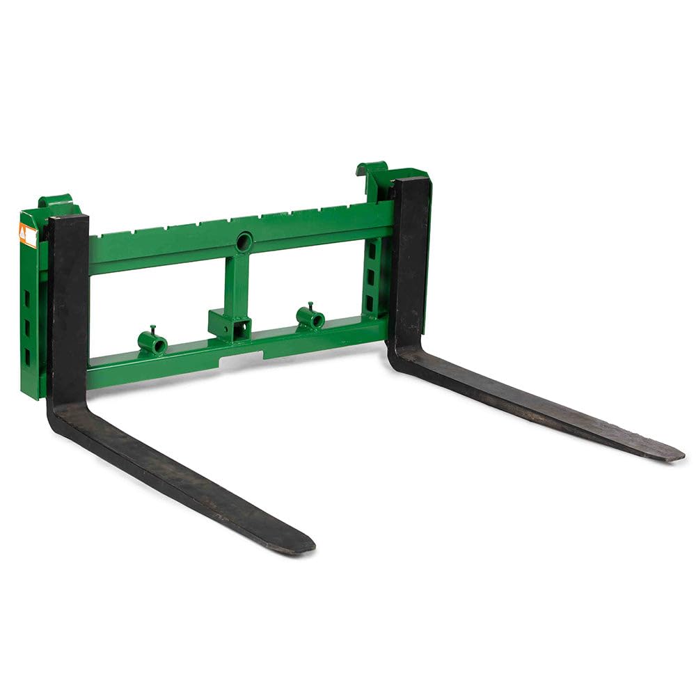 Titan Attachments Rama widelca paletowego serii Economy, ostrza widelców 152 cm, styl montażu haka i sworznia, znamionowa 1,814 kg, pasuje do ostrzy widełek paletowych klasy II, hak odbiornika 5 cm