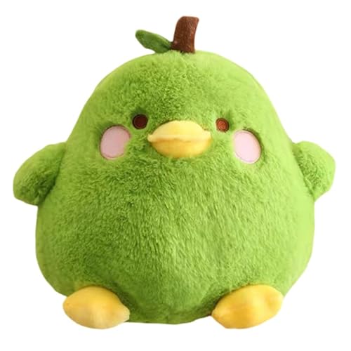 NCAIUNAE Cute Fruit Pear Duck Stuffed Animal Plush Toy Pillow