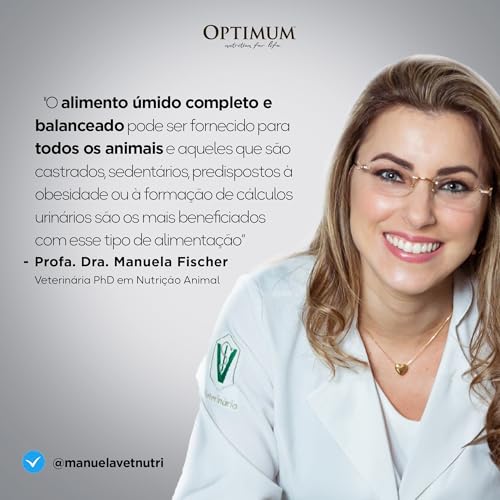 Pack Ração Úmida Optimum Sachê para Cães Adultos Frango 100 g - 36 unidadaes