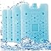 Ice Pack 4Pcs 16x4x0.7in Long-Lasting Cooling Reusable Slim Freezer Packs Light Green Slow Melting Cooler Shock Ice Packs for Lunch Boxes or Coolers for Lunch Boxes Cooler Shock