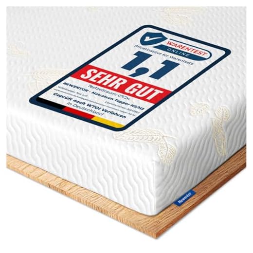 Newentor® 7cm Gelschaum Topper 180 x 200 cm Matratzentopper 2-in-1 Viskotopper, Gel Memory Topper für Bett Boxspringbett Schlafsofa, Bezug waschbar