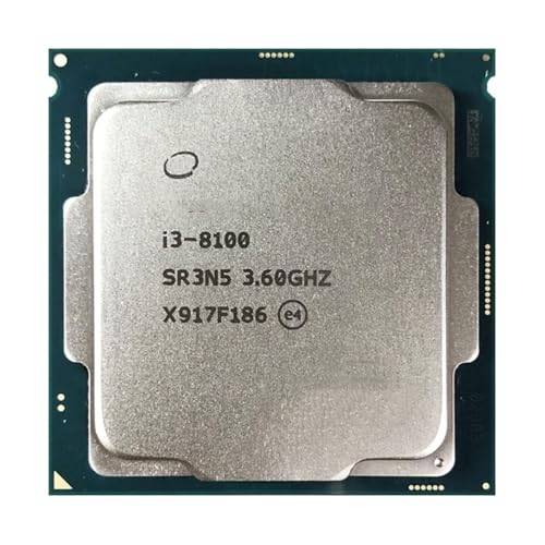 Image of Core i3 8100 8th Generation 3.6 GHz LGA 1151 Socket 4 Cores 4 Threads 6 MB Smart Cache Desktop Processor (Comes with Thermal Paste).