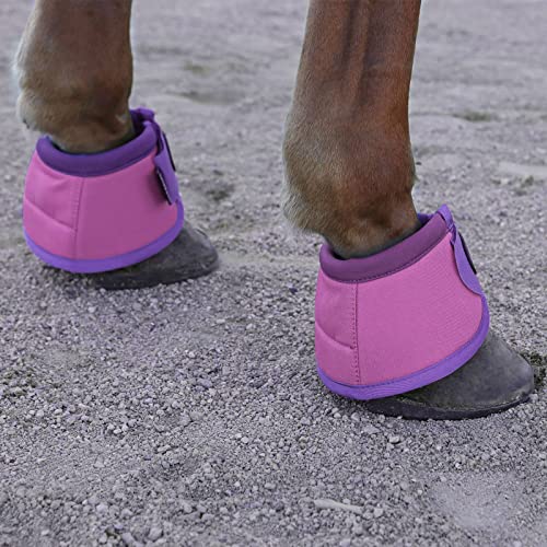 Image of Harrison Howard Horse Bell Boots Overreach Bell Boots No-Turn Bell Boots for Horse-Durable Protective Hoof Boot