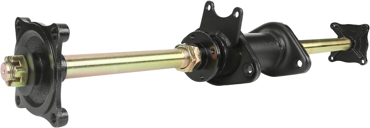 32" 810mm Rear Axle Kit with 4 Stud Wheel Hub Carrier – Compatible for DIY GY6 110cc 125cc 150cc ATV UTV Quad Go Kart Buggy 4-Wheeler Taotao Coolster