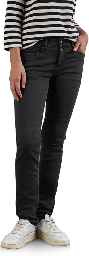 Jeans met wijde pijpen voor dames in Grijs Jeans met wijde pijpen voor dames in Grijs
