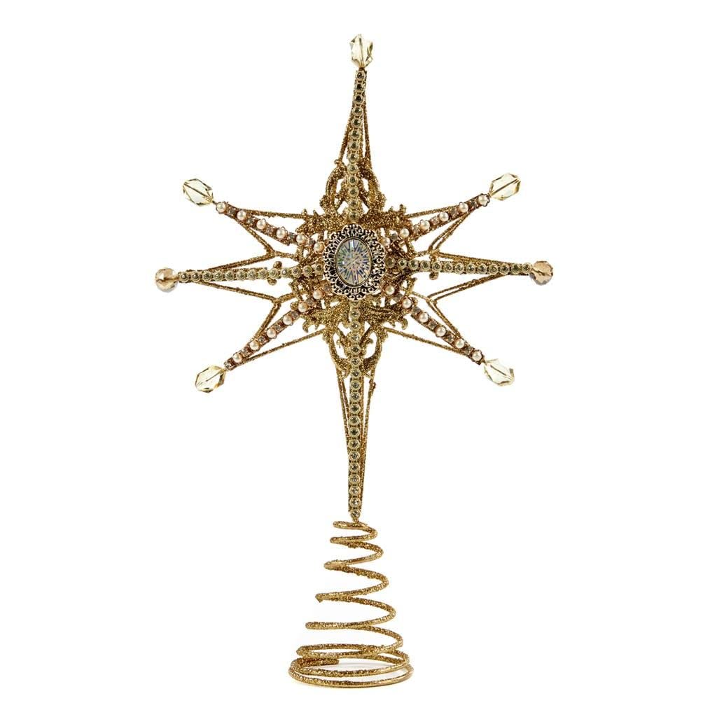 Goodwill: Tree Top Star Christmas Jeweled Wire North Star 34 Centimeter