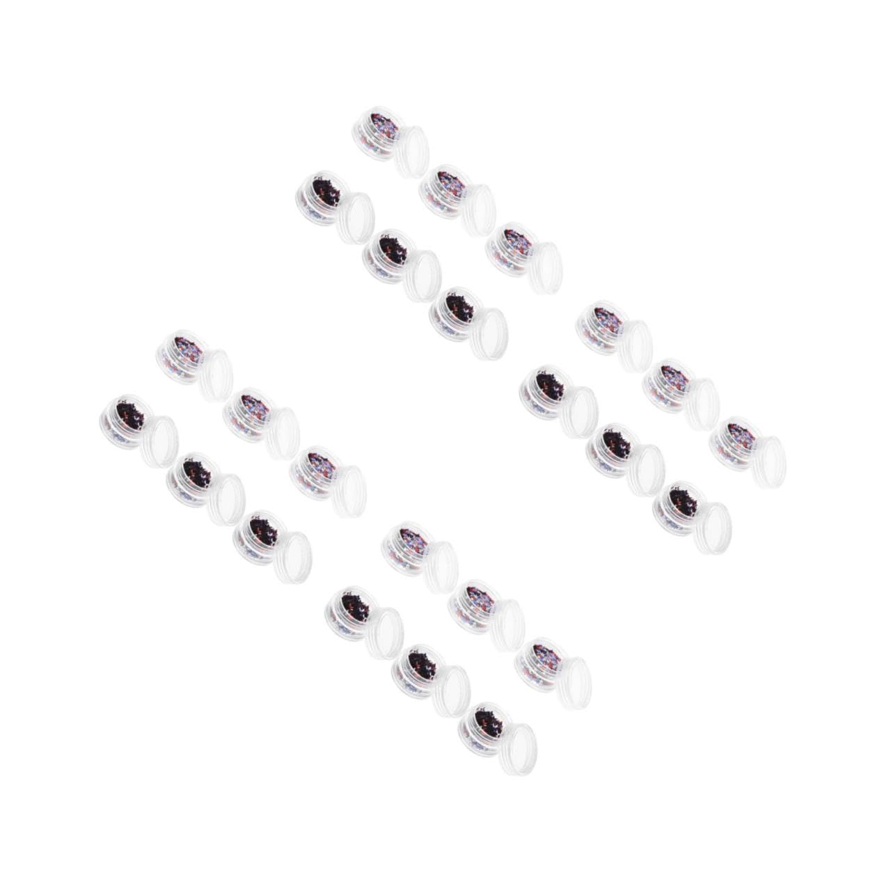 Healeved 4 Set Paillettes Pentagramma Paillettes Per Il Trucco Degli Occhi Neon Adesivi Gel Paillettes Per Unghie Scaglie Di Glitter Per Unghie Accessori Per Unghie Plastica 6 Scatole*4