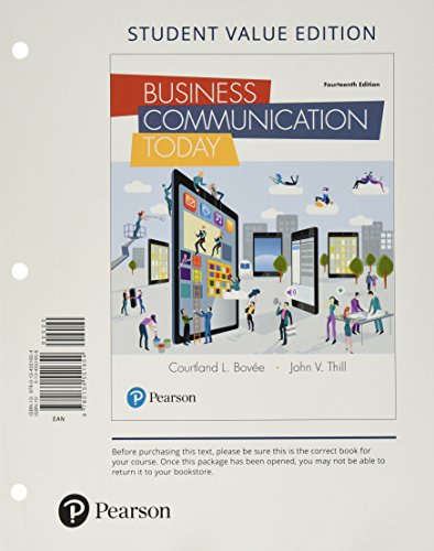 Business Communication Today 0134551656 Book Cover