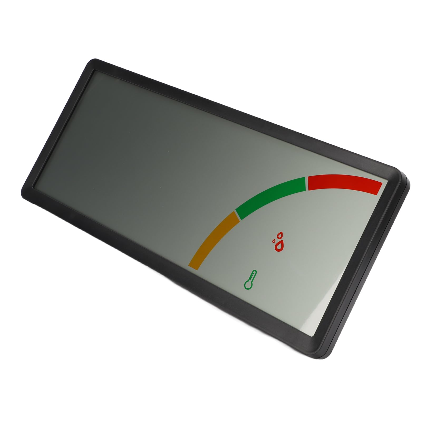 Sxhlseller Orologio da Parete LCD a Batteria con umidità della Temperatura |Calendario Digitale di Grandi Dimensioni per Soggiorno, Display 12/24 Ore